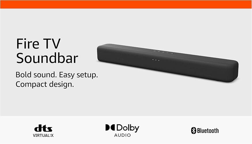 Amazon Fire TV Soundbar, 2.0 speaker with DTS Virtual:X and Dolby Audio, Bluetooth connectivity thumbnail 8
