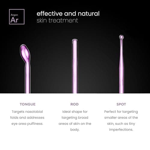 NuDerma Professional Skin Therapy Wand - Portable Skin Therapy Machine with 6 Neon & Argon Wands – Boost Your Skin – Clear Firm & Tighten thumbnail 3