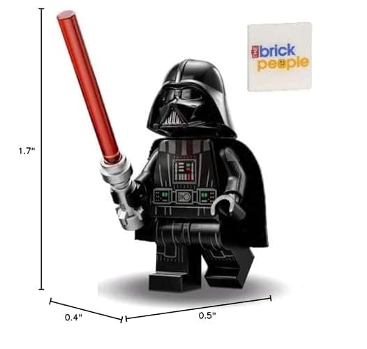 LEGO Star Wars: Darth Vader Minifigure with Lightsaber and Extra Black Cape thumbnail 2