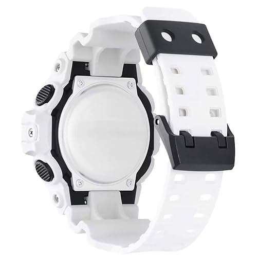 Casio Men's 'G Shock' Quartz Resin Casual Watch, Color:White (Model: GA-700-7ACR) thumbnail 4