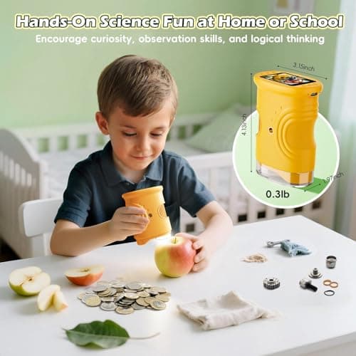 Microscope for Kids - 1000X Portable Pocket Kids Microscope thumbnail 7