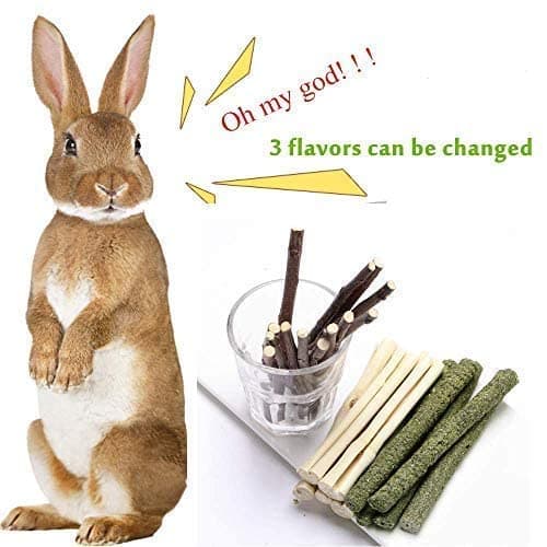 Dbeans Flourithing 150g 3 Types of Combined Chew Toys Molar Sticks Sweet Bamboo Apple Branch Timothy Grass for Pets Chinchilla Squirrel Gerbil Hamster Squirrel Guinea Pigs thumbnail 6