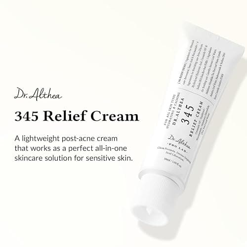 Dr.Althea 345 Relief Cream | Moisturizer for Soothing Recovery and Blemish Care with PDRN & Niacinamide | Korean Vegan Skin Care for All Skin Types, 1.69 Fl Oz (Ver.2 - Pack of 1) thumbnail 3