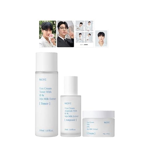 NACIFIC ATEEZ WOOYOUNG Pick Uyu Moisturizing Set, Member Photo 4pcs - Image 1