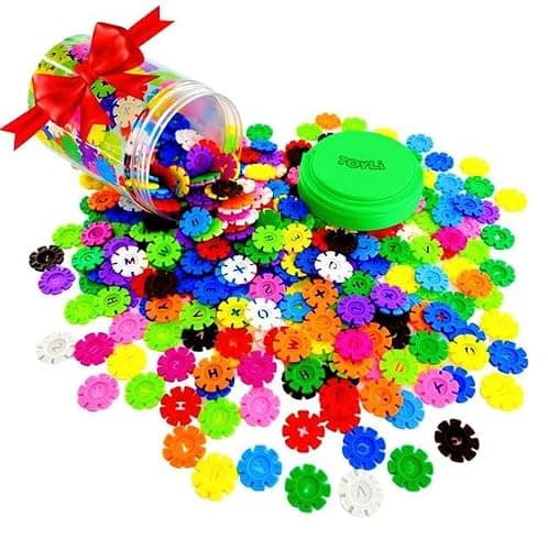 TOYLI Smart Coins 500 Pieces Interlocking Discs Set, Kids STEM Toys, Kindergarten Classroom Must Haves thumbnail 4
