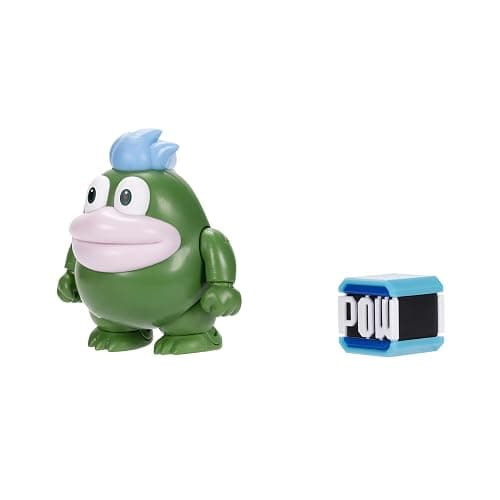 Nintendo Super Mario 4-Inch Spike Poseable Figure with Pow Block Accessory. Ages 3+ (Officially licensed) thumbnail 4