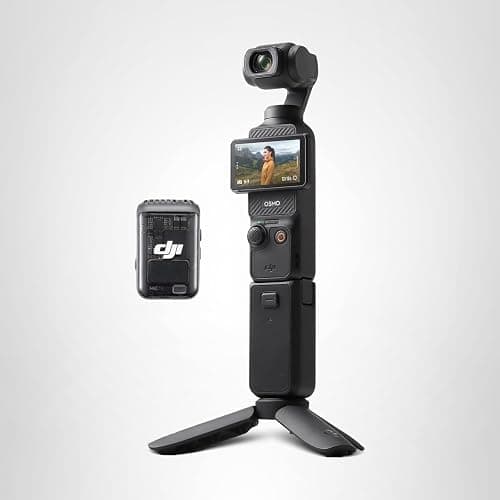 DJI Osmo Pocket 3 Creator Combo, 1'' CMOS, 4K Resolution/120fps Vlog Camera, 3-Axis Stabilization, Face/Object Tracking, Mic Included for Clear Sound, Digital Camera for YouTube thumbnail 10