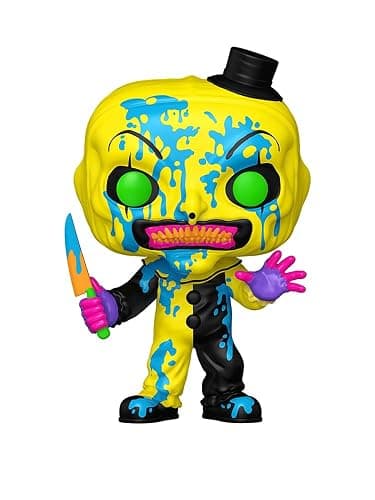 Epic Collectibles Pop Movies: Terrifier 3 - Art The Clown in Blacklight (Chase Variant) Limited Edition Exclusive Vinyl Figure Bundled with Box Protector Compatible for Funko thumbnail 3