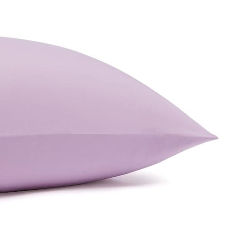 Amazon Basics Ultra-Soft Microfiber 3 Piece Bed Sheet Set With 14-inch Deep Pockets, Twin XL, College Dorm Bedding, Frosted Lavender, Solid thumbnail 5