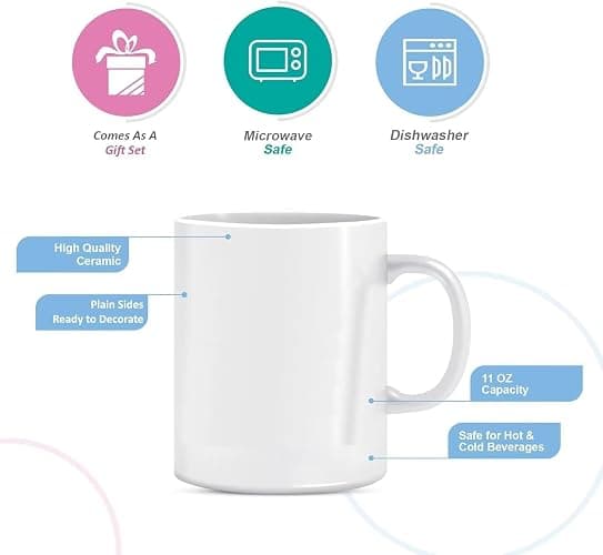 XXBCSS Mugs Bustelo Co Mug Ceramic Tea Cups GiMen Women Women Birthday Present Her, Sister, Girl (11Oz) thumbnail 4