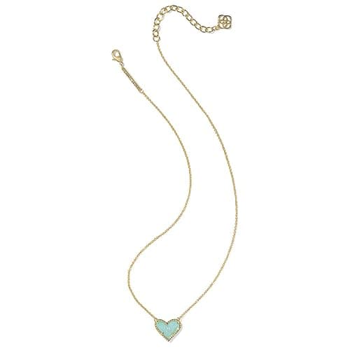 Kendra Scott Ari Heart Adjustable Length Pendant Necklace for Women, Fashion Jewelry thumbnail 2