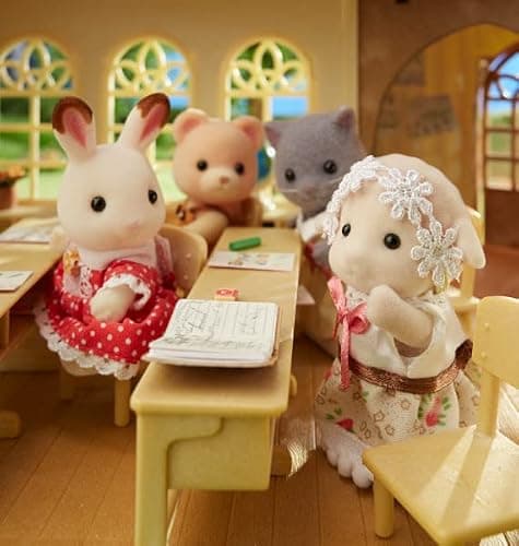 Calico Critters Sheep Family, Set of 4 Collectible Doll Figures thumbnail 6
