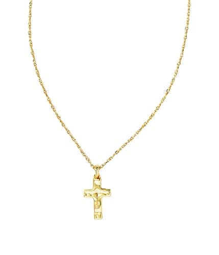 Kendra Scott Cross Pendant Necklace for Women, Fashion Jewelry - GOLD-PLATED - Image 1