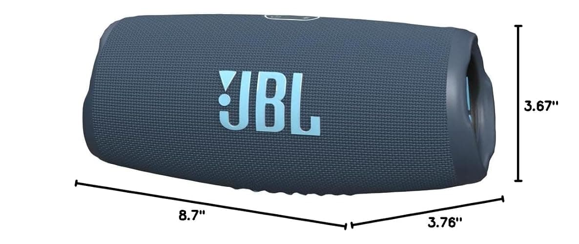 JBL CHARGE 5 - Portable Waterproof (IP67) Bluetooth Speaker with Powerbank USB Charge out, 20 hours playtime, JBL Partyboost (Blue) thumbnail 9
