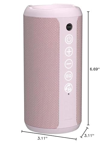 Ortizan Portable Bluetooth Speakers, IPX7 Waterproof Wireless Speaker with 24W Loud Stereo Sound, Deep Bass, Bluetooth 5.3, RGB Lights, Dual Pairing, 30H Playtime for Home, Outdoor, Party thumbnail 8