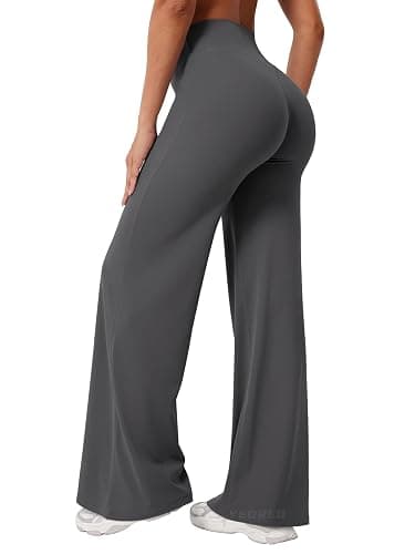 YEOREO Workout Leggings Womens No Front Seam Straight Leggings 29"/ 31.5"/ 33"/ 35" High Waist Buttery Eddiy Gym Yoga Pants thumbnail 2