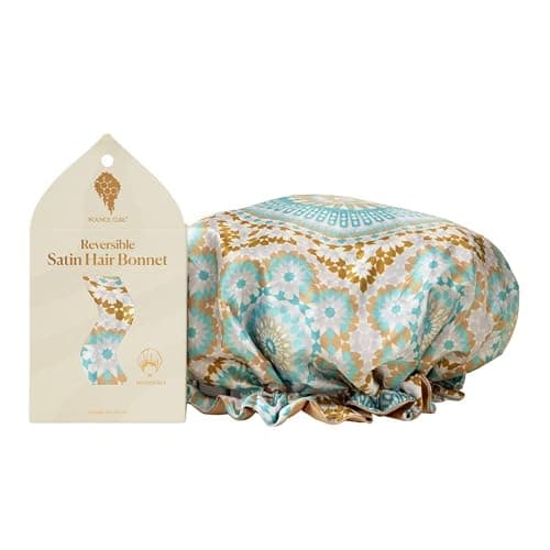 Bounce Curl Reversible Satin Hair Bonnet, Adjustable Band, Night Cap For Curly Hair Reduce Friction Helps Prevent Frizz thumbnail 3