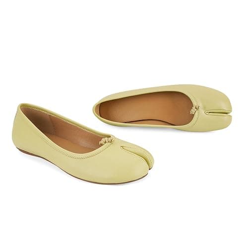 POYOIOR Tabi Shoes Women Split Toe Shoes Wide Width Ballet Flats Comfort Casual Work Shoes for Women Office thumbnail 7