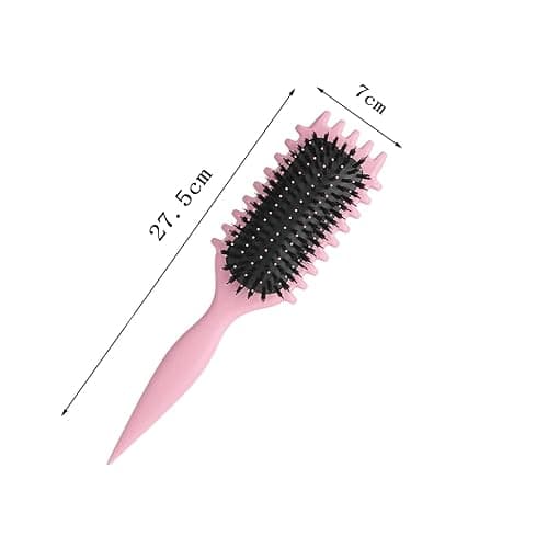 Curl Defining Brush，Newest Boar Bristle Styling Brush for Curly Hair,Detangle, and Enhance Curls for Both Women and Men, Minimizing Pulling (#2, 135g) thumbnail 6