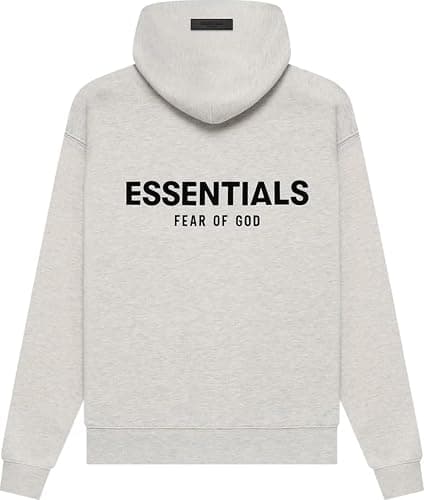 ESSENTIALS F.o.G Pullover Hoodie Cotton Blend Oversized, baggy fit. choose One or Two size down. Check photo for size. - X-Small - Light Oatmeal thumbnail 2