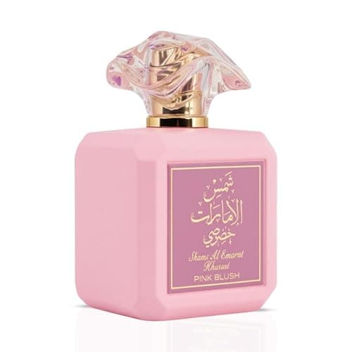 Ard al Zaafaran Pink Blush Shams Al Emarat Khususi, Marshmallow Blush Perfume For Women, Eau de Parfum - 100 ML (3.4 OZ) Romantic & Sweet Arabian Perfume - A Captivating Scent wrapped in Pink Bottle thumbnail 5