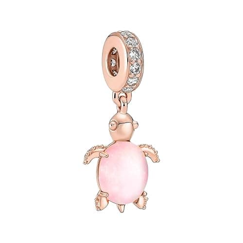 WANIUS 10 Pack Silver Charms for Pandora Bracelets and Necklaces Charms for Women CZ Pendant Jewelry Charm Set thumbnail 7