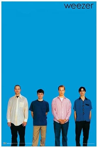 Weezer Blue Poster - Officially Licensed - 24" x 36" - Image 1