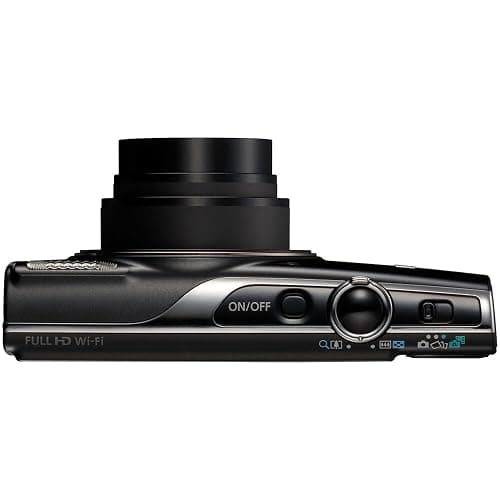 Canon PowerShot ELPH 360 HS A Digital Camera (Black) | 20.2MP CMOS Sensor, 12x Optical Zoom & Built-in Wi-Fi | Compact Point-and-Shoot for Travel, Family & Everyday Photography (7280C001) + 64GB Card thumbnail 5