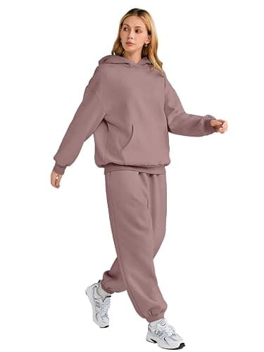 AUTOMET Womens 2 Piece Outfits Lounge Hoodie Sweatsuit Sets Plus Size Fall Fashion Clothes Airport Travel Pants Tracksuits thumbnail 4