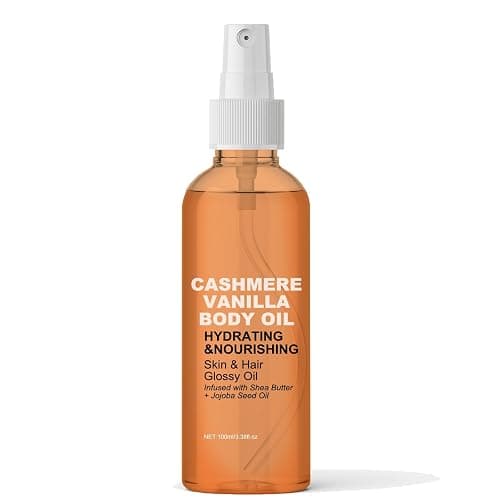 Vanilla Cashmere Body Oil, Cashmere Vanilla Body Oil, Vanilla Moisturizing & Hydrating Body Oil for All Skin Types (1 Pcs) - Image 1