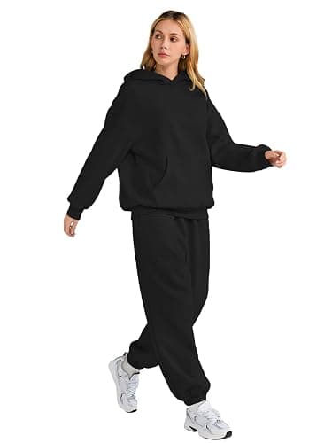 AUTOMET Womens 2 Piece Lounge Sweatsuit Fall Fashion Matching Sweat Sets | Oversized Fall Hoodies & Baggy Jogger Sweatpants Fashion 2026 Outfits thumbnail 4