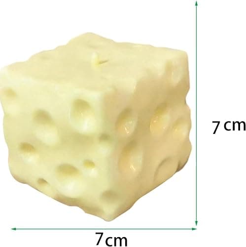 Squishy Fromage, Slow Rising Squishies1 Fidget Squeeze Toy, Squishy Fidget Toys Anti Stress ,pour Les FêTes Anniversaires pour Et Adultes, PU (B) thumbnail 3
