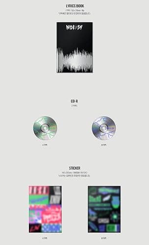 STRAYKIDS SKZ : NOEASY (A Type+B Type Set) 2nd Album CD-R+Unit Folded Poster+Double Sided Photocard+Photocards+Photobook+Sticker+Lyrics Book thumbnail 4
