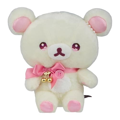 San-X Original Rilakkuma with a Shining Jewel Cherry Plush - 6" Korilakkuma - Image 1