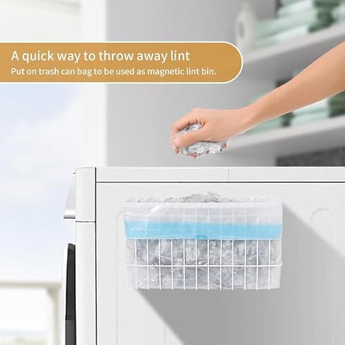 Moryimi Magnetic Dryer Ball Holder for Laundry Room Organization and Storage, Magnetic Lint Bin for Laundry Room, Iron Dryer Ball Container for Laundry Room Storage (No Balls) thumbnail 6
