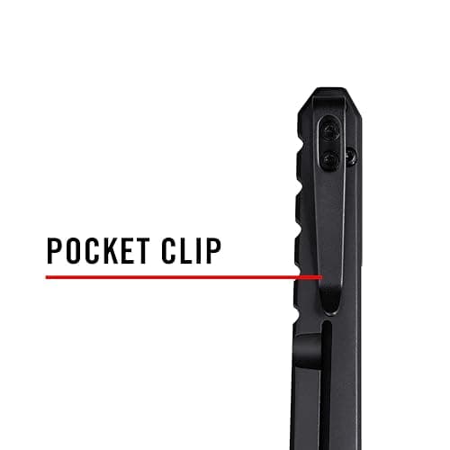 COAST Founder's Collection LX520 ORIGIN, TANTO Blade, Gentleman's EDC Folding Pocketknife, Flip Tab, Frame Lock, Pocket Clip, Stainless-Steel, Black Blade & Handle thumbnail 8