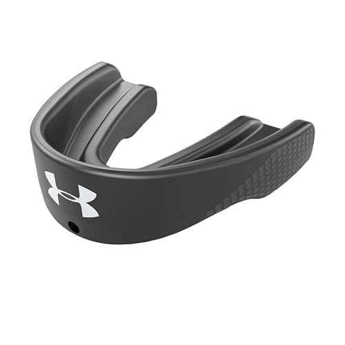 Under Armour Sports Mouth Guard, Custom Fit, Includes Detachable Helmet Strap, Youth & Adult Sizes - Adult - Black - Image 1
