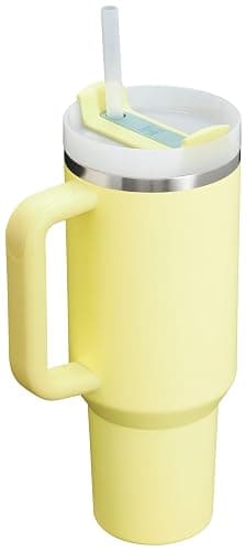 STANLEY Quencher H2.0 Tumbler with Handle and Straw 40 oz | Flowstate 3-Position Lid | Cup Holder Compatible for Travel | Insulated Stainless Steel Cup | BPA-Free | Pomelo thumbnail 3
