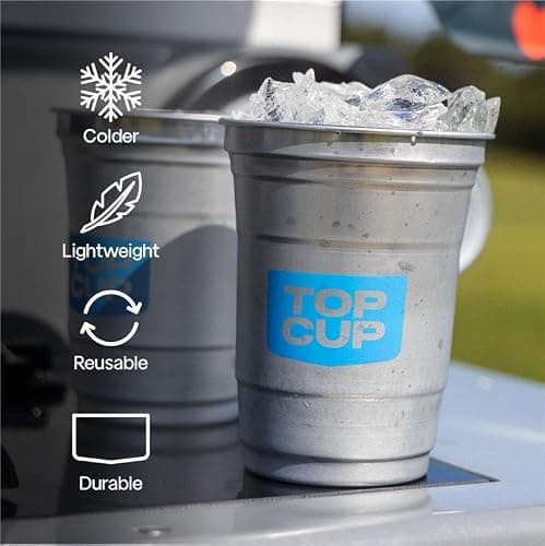 Top Cup by Ball – 20 Ounce, 30 Count, Reusable Aluminum Party Cups | Cold-Holding, Recyclable, Made in USA thumbnail 3