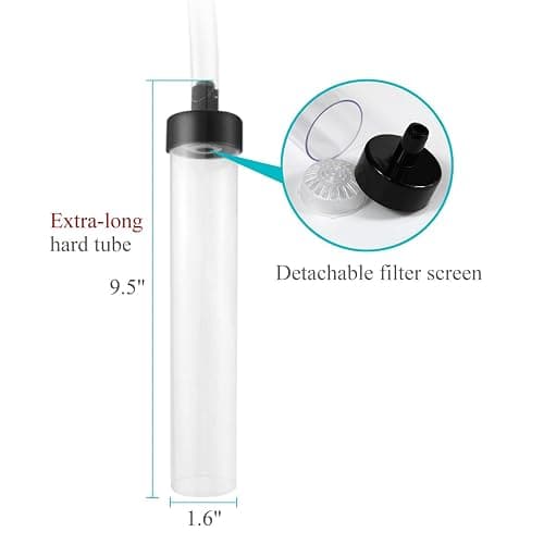 Laifoo 7ft Aquarium Siphon Vacuum Cleaner for Fish Tank Cleaning Gravel & Sand thumbnail 3