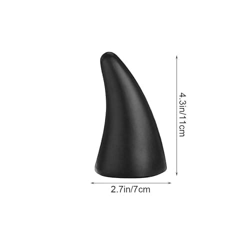 YGMONER Car 3D Devil Horns Sticker (Easy to Find Car in The Parking Lot) Halloween Car Roof Decor Elasticity Foam Bull Horns (Classic Black) thumbnail 7