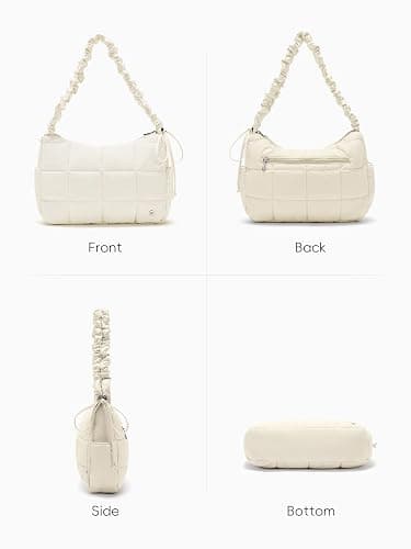 WESTBRONCO Medium Puffer Crossbody Bags for Women Nylon Shoulder Bag Quilted Hobo Bag Women's Handbags with Adjustable Strap thumbnail 7