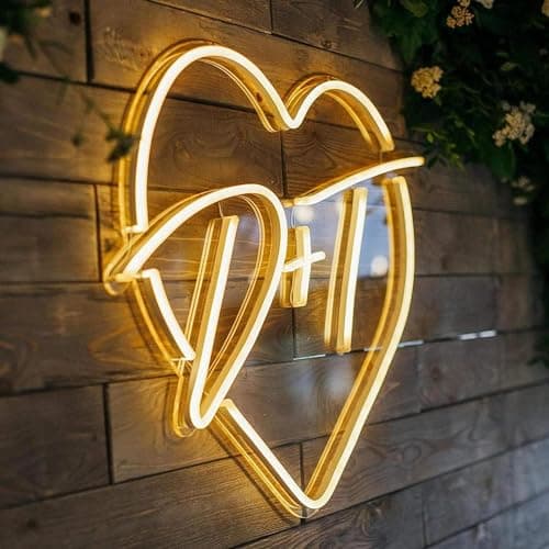Custom Neon Signs, Personalized LED Neon Sign Customizable for Wedding Decor Gift, Neon Name Lights Signs for Bedroom Wall Home Bar Beauty Salon Business Logo (Optional 15" to 60") thumbnail 6