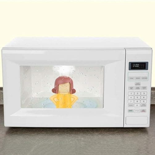 Angry Mama Microwave Cleaner, Microwave Oven Steam Cleaner, Angry Mom Steamer Cleaning Crud Easily in Minutes, Steam Cleans and Disinfects with Vinegar and Water for Kitchen thumbnail 4