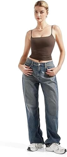 Hotexy Women Sexy Square Neck Tank Top Summer Y2K Going Out Causal Basic Cami Shirt thumbnail 5