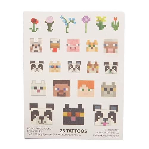 Innovative Designs Minecraft Kids Deluxe Activity Set with Carrying Tin, Coloring Sheets, Tattoos, Stickers, & Art Supplies thumbnail 7