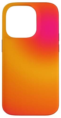 iPhone 14 Pro Pink Orange Aura Ombre Case - iPhone 14 Pro - Image 1