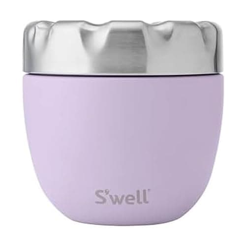 S'well Eats Stainless Steel Food Bowls, 21.5oz, Lilac, Triple-Layered Vacuum-Insulated Containers Keeps Food Cold for 11 Hours and Hot for 7 hours, Condensation Free, BPA Free - Image 1