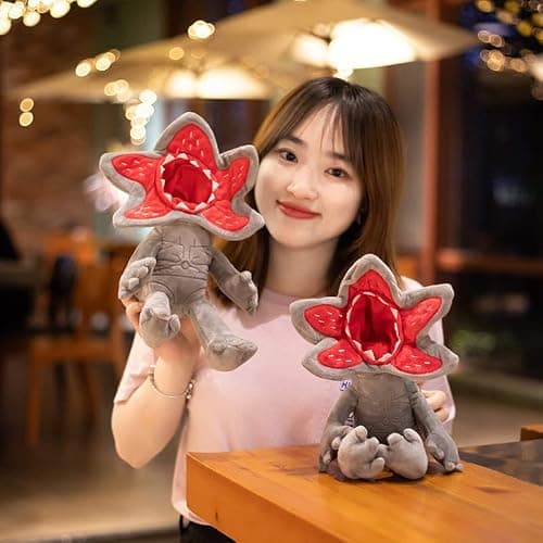 Maomoto 35cm Stranger Plush Figure Toys, DemoGorgon Plush Cute Stranger Stuffed Animals Monster Horror Stranger Plushies,Flower Head Dog Plush Toy, Demogorgon Plush Toy for Kids thumbnail 6