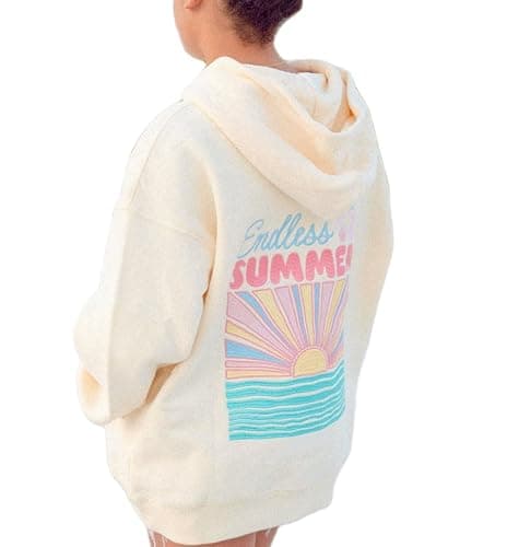 ROAONOCOMO Women Y2K Embroidered Hoodie Floral Graphic Oversized Pullover Hoodie Cute Animal Pocket Hooded Sweatshirts - Image 1